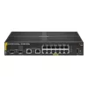 HPE Aruba Networking 6100 12G Class4 PoE 2G/2SFP+ 139W Managed L3 Gigabit Ethernet (10/100/1000) Power over Ethernet (PoE) 1U Schwarz