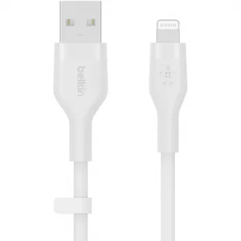 Kabel Belkin Cbl Scicone USB-A LTG 2M blc Weiß USB A USB C Lightning