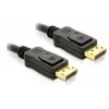 DisplayPort-Kabel DeLOCK 82423 1 m Stecker zu Stecker Schwarz
