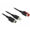 USB-Kabel DeLOCK 85489 USB 2.0 3 m USB B Schwarz