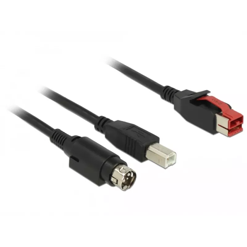USB-Kabel DeLOCK 85489 USB 2.0 3 m USB B Schwarz