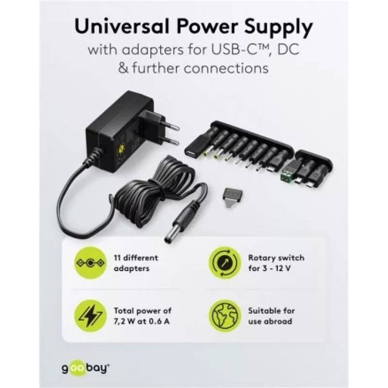 Netzteil Adapter Goobay 64571