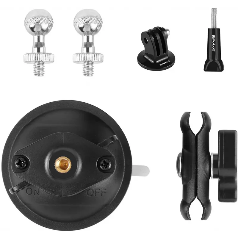 PULUZ Magic Arm Stativ-Saugnapfhalterung (Schwarz)