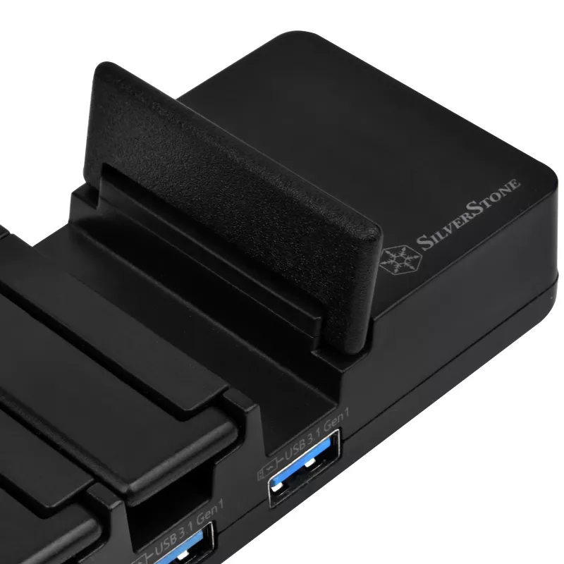 Desktop-USB-3.1-Gen-1-Hub SILVERSTONE SST-UC03B-PRO – 7 USB-Anschlüsse