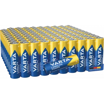 Batterie Varta Longlife Power LR06 (AA/Mignon) — 100 Stück