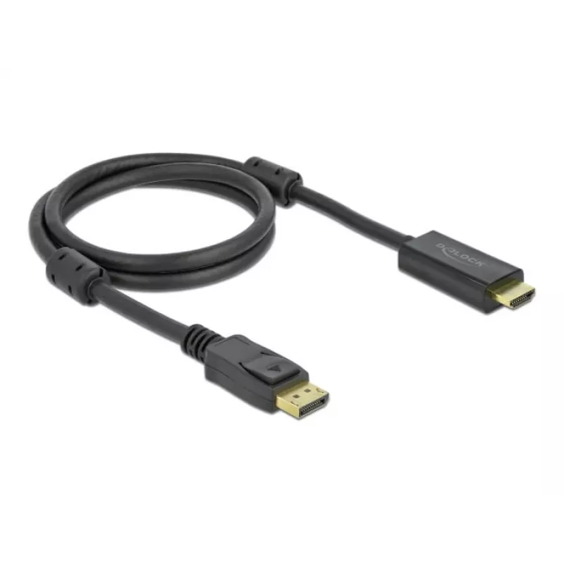 Kabel DeLOCK Active DisplayPort 1.2 zu HDMI 4K 60 Hz 1 m