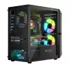 Computer-Gehäuse Logic Concept Portos Mini ARGB Micro ATX Schwarz