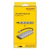 USB-C-Hub DELOCK 64323 — USB 3.2 Gen 2 Type-C-Host, HDMI + 2× USB-A + 2× USB-C, 10 Gbit/s, grau