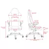 Deltaco DC130 Gamingstuhl Soft Woven Mesh schwarz (GAM-180)