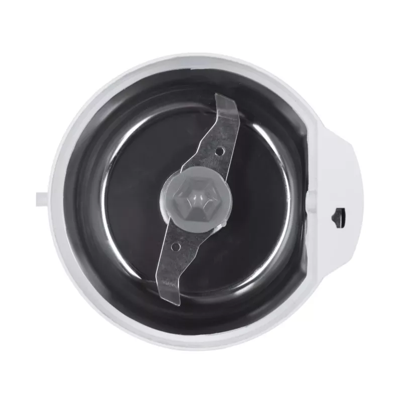Elektrische Kaffeemühle mit Schlagmesser ESPERANZA EKC001W — 160 W, 50 g Kapazität, Edelstahlklingen, transluzent weiß