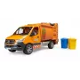 BRUDER Modellfahrzeug MB Sprinter Müllwagen BR-02682, maßstabsgetreue Spielzeugreplik