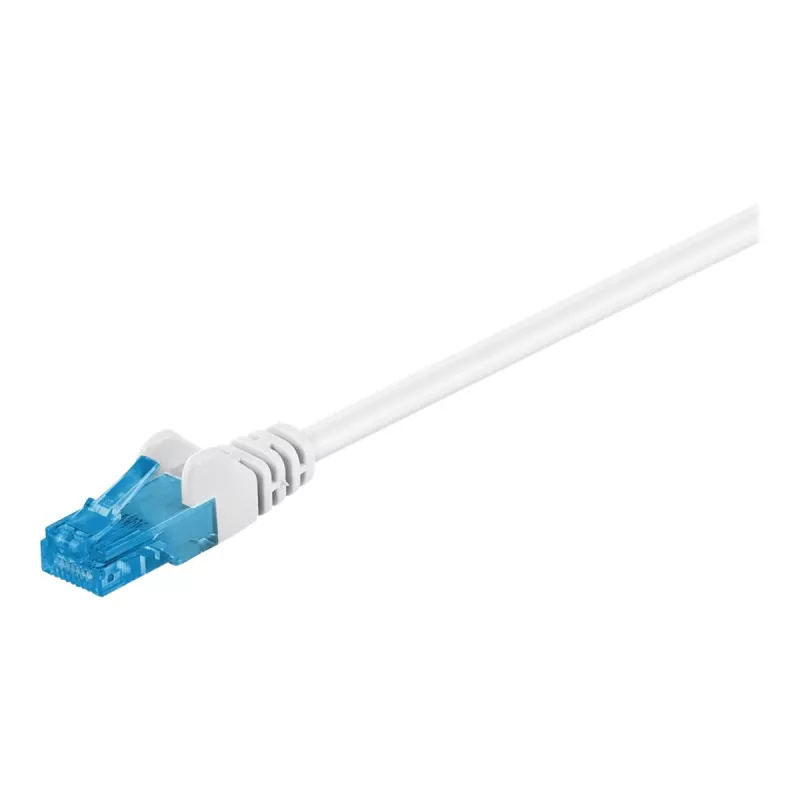 Goobay CAT 6a U/UTP CU 1m Weiß
