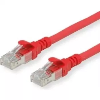 ROLINE - Patchkabel - RJ-45 (M) zu RJ-45 (M) - 5 m - UTP - CAT 6 - halogenfrei, vergossen, Litzenleiter - Rot (21.15.2515)