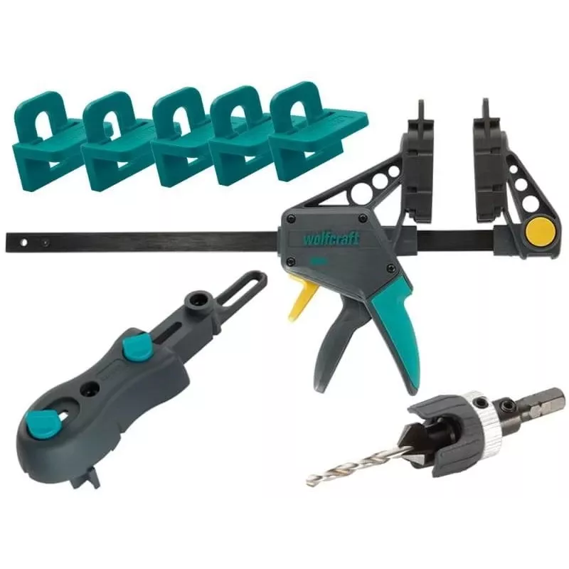 Balkenspanner wolfcraft GmbH Terrassenbau-Set