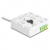 DELOCK Optischer Glasfaser-Anschlusskasten 2 x SC/APC Simplex mit 30 m G.657.A1 Drop-Kabel-Set