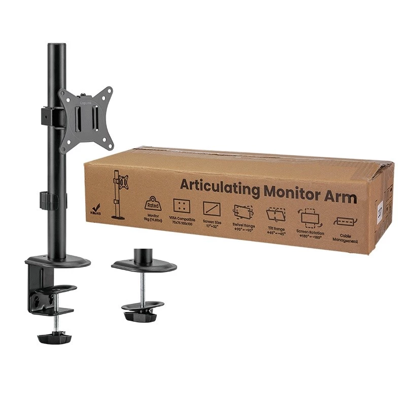 Monitorhalterung 17-32, max. 9 kg, schwarz