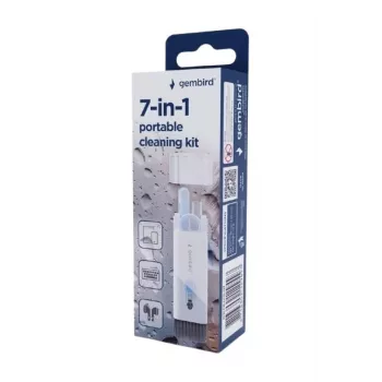 Gembird 7-in-1 Universal Portable Cleaning Kit - Weiß