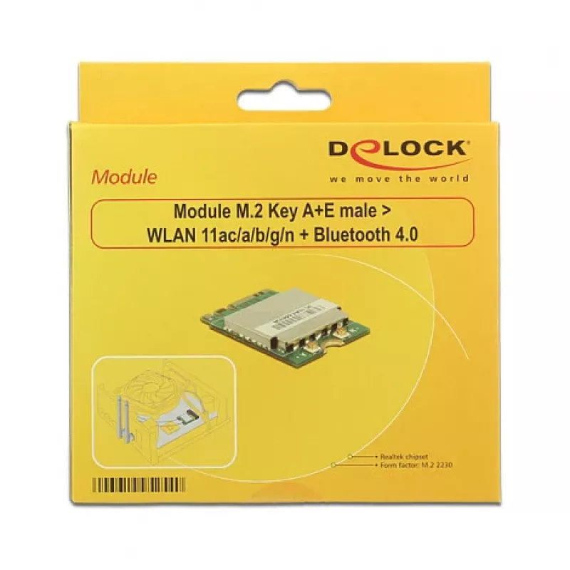 Netzwerkkarte DeLOCK 95254 WLAN Bluetooth 433,3 Mbit/s
