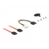 DeLOCK 5,25 Mobile Rack für 1 x 2,5 + 1 x 3,5 SATA HDD + 2 x USB3.0 Ports - mobiles Speicher-Rack - 6,4 cm, 8,9 cm (2.5, 8,90cm (3.5)) (47209)