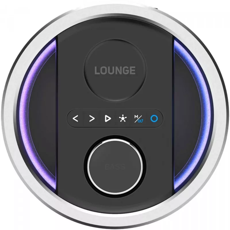Tragbarer Bluetooth-Lautsprecher SENCOR Resonex Lounge 130W, IPX7 wasserdicht, TWS, LED-Beleuchtung