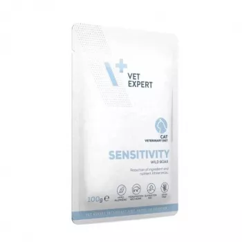 Nassfutter für Katzen VETEXPERT Veterinary Diet Sensitivity Beutel 100 g — Wildschwein, getreidefrei, ausgewachsene Katzen
