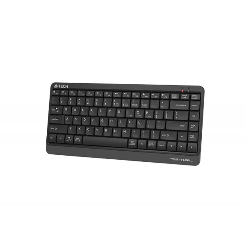 Drahtlose Tastatur A4Tech FSTYLER FBK11 2,4 GHz Bluetooth Grau – kompaktes Layout, kabelloser Dual-Modus