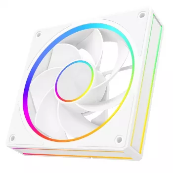 Gehäuselüfter MODECOM VOLCANO LOOP 120 ARGB Reverse Fan Weiß 120 mm, PWM, 400–1400 RPM