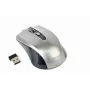 Kabellose Maus GEMBIRD MUSW-4B-04-BG — rechtshändig, optisch 1600 DPI, 4 Tasten, RF Wireless, schwarz/grau