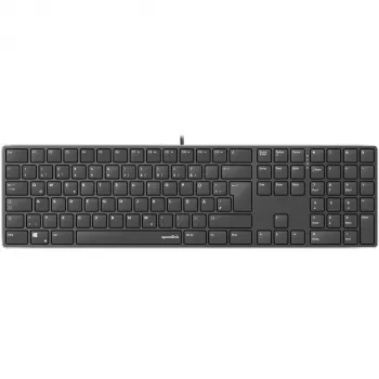 Tastatur SPEEDLINK SL-640010-BK USB Deutsch Schwarz Full-Size 110 Tasten