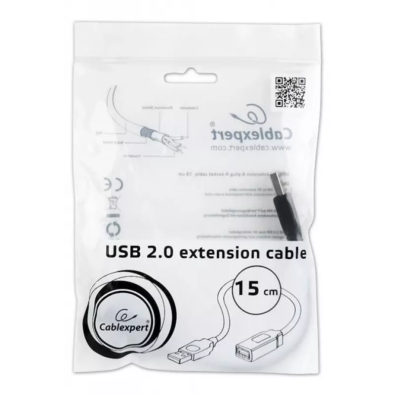 KABEL USB2 VERLÄNGERUNG AM-AF/CCP-USB2-AMAF-0.15M GEMBIRD