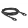 DeLOCK RJ45 Netzwerkkabel Cat.8.1 S/FTP 2m 40Gbps Schwarz
