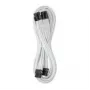 CableMod C-Series Pro ModMesh Bridged-Connection-Kabel - 8+8-Pin PCIe, weiß, 60 cm