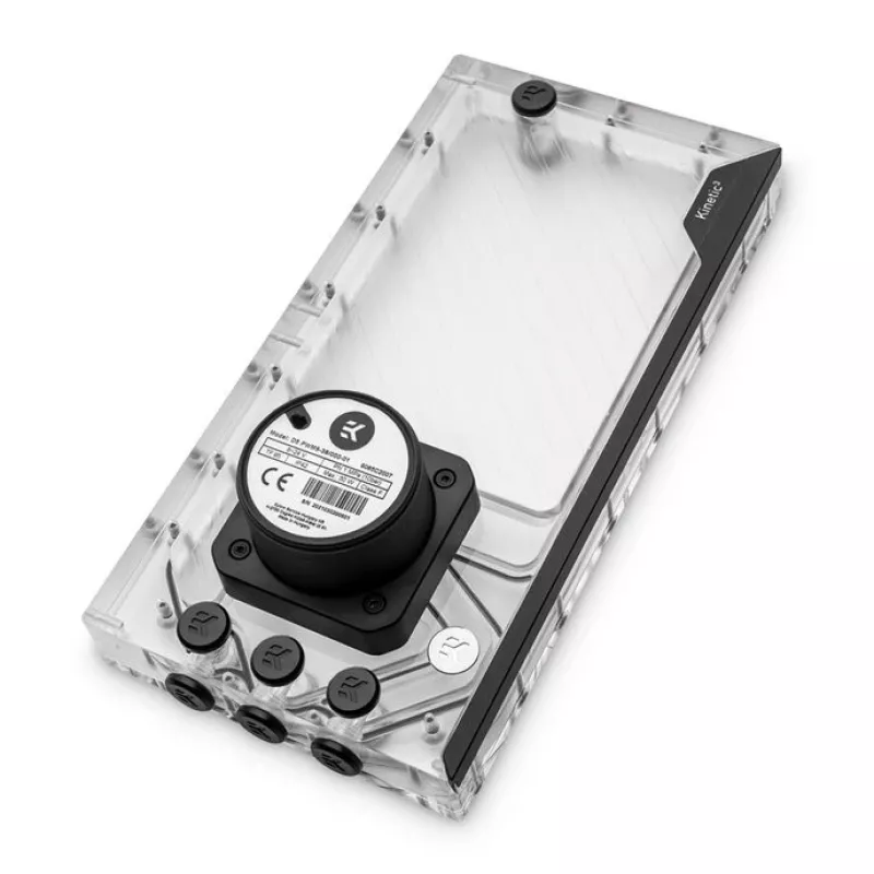 EK Water Blocks EK-Quantum Kinetic3 FLT D5 PWM Ausgleichsbehälter-Pumpen-Kombination - 280mm, D-RGB, Acryl