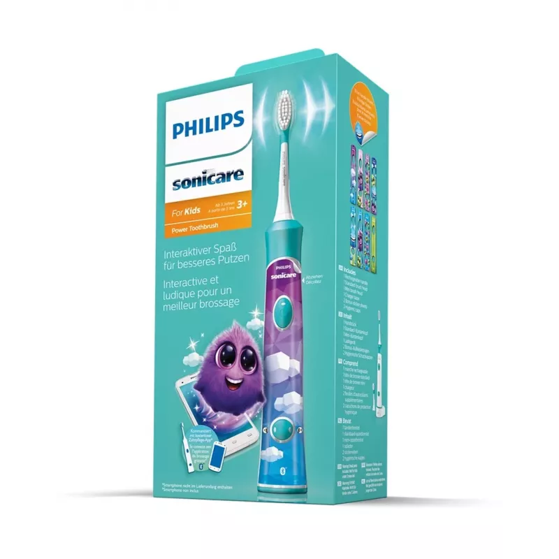 Sonic-Zahnbürste Philips Sonicare For Kids HX6352/11 Aqua Farbe