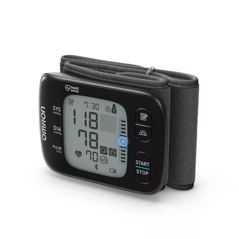 Omron RS7 Intelli IT Handgelenk-Blutdruckmessgerät Automatisch 2 Benutzer