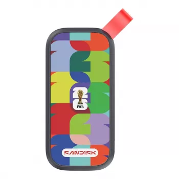 SanDisk - FIFA World Cup 2026 Edition - SSD - 1 TB - extern (tragbar) - USB 3.2 Gen 2 (USB-C-Anschluss) (SDSSDE30F-1T00-G25)