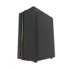 Darkflash DK151 LED Computergehäuse (schwarz) + 3 RGB-Lüfter