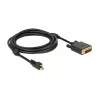 Video-Kabeladapter DeLOCK 83727 Mini DisplayPort zu DVI-D 3m