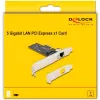 DeLOCK PCI Express x1 Karte 81260 1 x RJ45 5 Gigabit LAN RTL8126