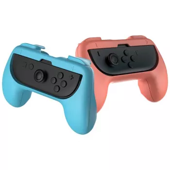 Controller-Griff Subsonic Joy-Cons Komfortgriff Switch & Switch 2 Pink Türkis