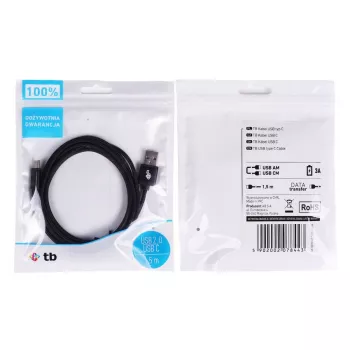 TB USB - USB C-Kabel 1,5 Schwarz (AKTBXKUCSBA150B)