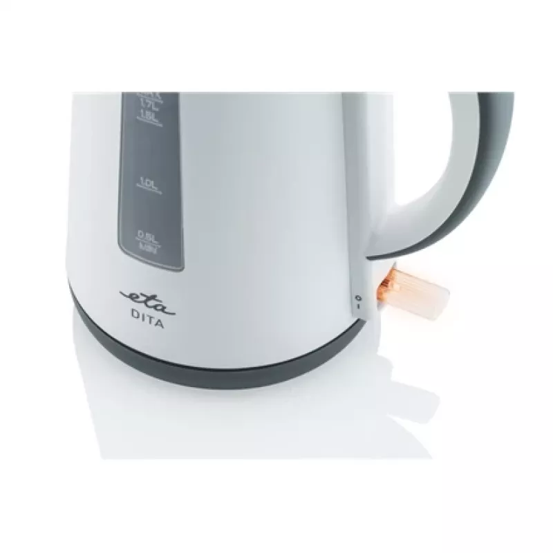 ETA | Wasserkocher | ETA160390000 | Elektrisch | 2200 W | 1,7 L | Kunststoff | 360°-Drehsockel | Weiß