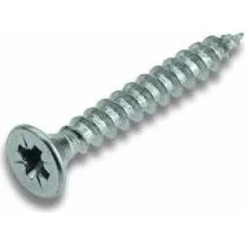 Schraube cimco 190043 — galvanisiertes Metall, 50 mm Länge, 4,5 mm Gewindedurchmesser, für Faserplatten, 1 Stück