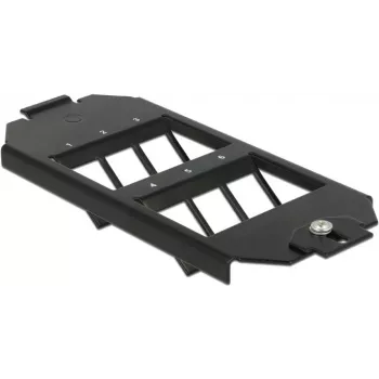 Montageset DeLOCK 86280 Schwarz Metall