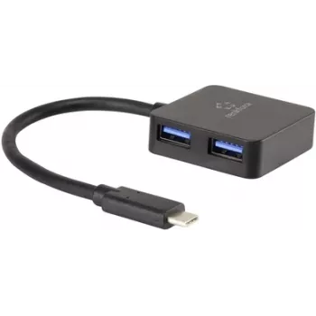 Renkforce RF-3754006 Schnittstellen-Hub USB 3.2 Gen 1 (3.1 Gen 1) Typ-A 5000 Mbit/s Schwarz (RF-3754006)