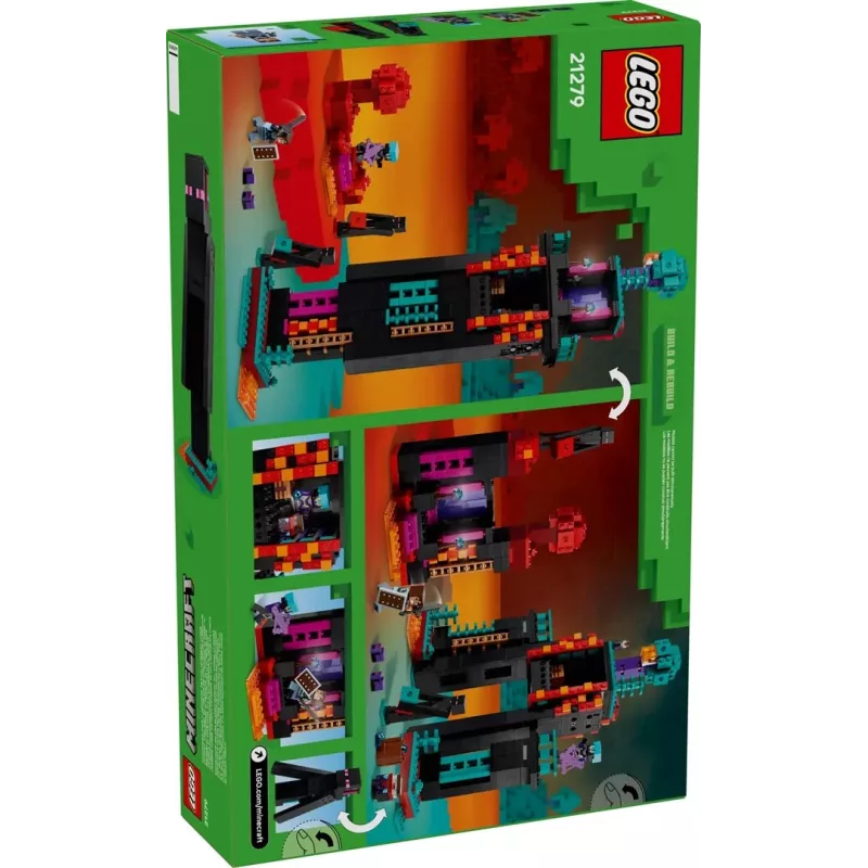 Konstruktionsspielzeug LEGO Minecraft Set 21279 Der Enderman-Turm, 867 Teile, 2 Minifiguren, 450 mm Höhe
