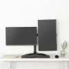 HAGOR HA FS - Montageset (Tischhalter) - für 2 LCD-Displays - Schwarz - Bildschirmgröße: 38-68 cm (15-27)