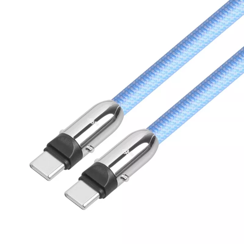 2in1 USB-C Kabel 1m blau
