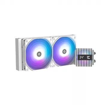 Zalman ALPHA2 A24 WHITE Computer-Kühlsystem Prozessor All-in-One-Flüssigkeitskühler 12 cm