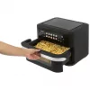 ProfiCook PC-FR 1313 H Doppel-Heißluftfritteuse, 10 L, 2400 W, schwarz/Edelstahl